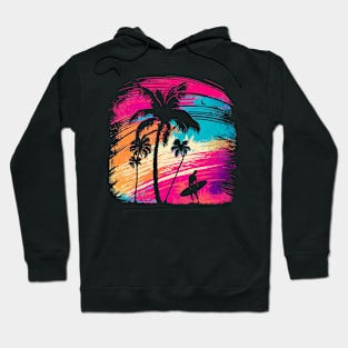 Surfing Tropicool Paradise Hoodie